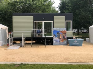 WheelPad set up at the Innovative Housing Showcase 2023